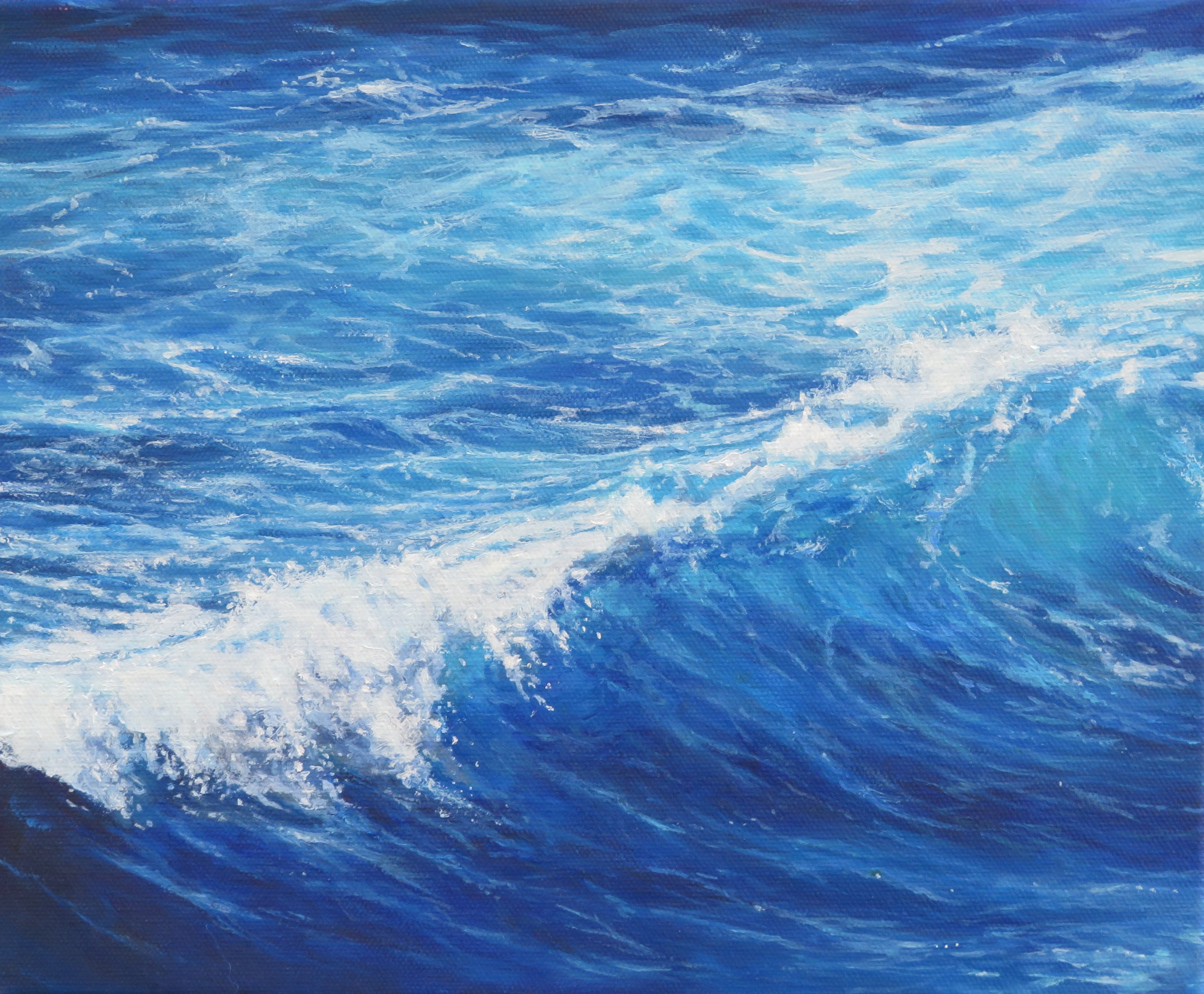 A Wave, Blue