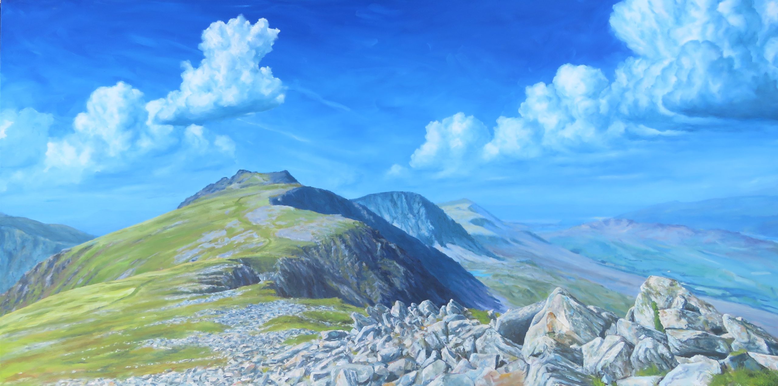 Cader Idris, looking west towards the sea